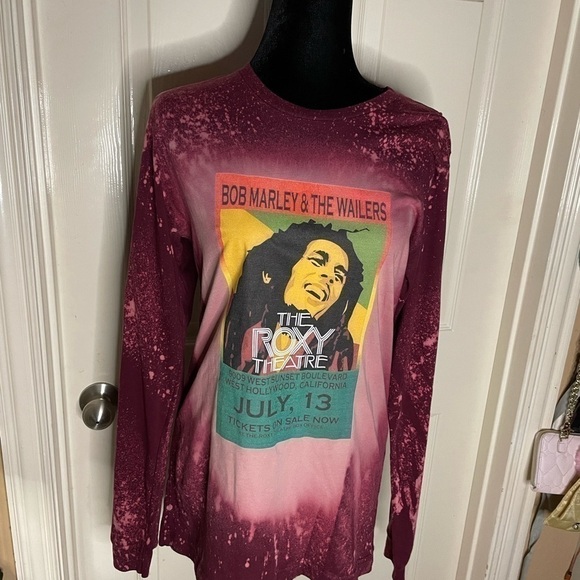 Bob Marley pattern casual long-sleeved round neck pullover s-m‌‌‌‌‌‌‌‌ - Picture 2 of 5